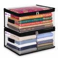 VYORA Transparent Storage Bags for Clothes | Clothes Organizer for Small Blankets, Bedsheets, Toys & Documents